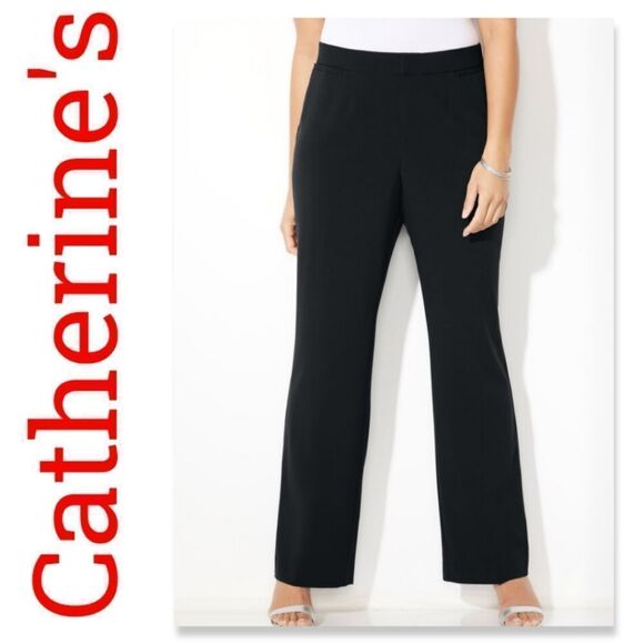 NWT Catherine's Right Fit® Pant (Moderately Curvy) Black - Picture 1 of 9